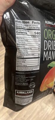 Organic Dried Mangoes