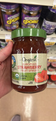 Organic European Strawberry Fruit Spread