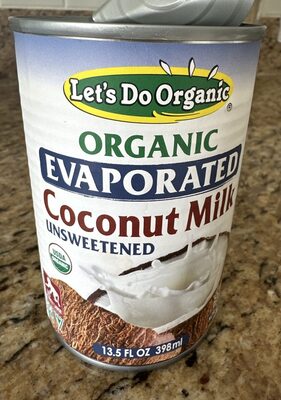Organic Evaporated Coconut Milk