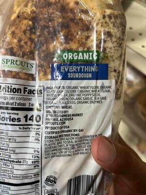 Organic Everything Sourdough