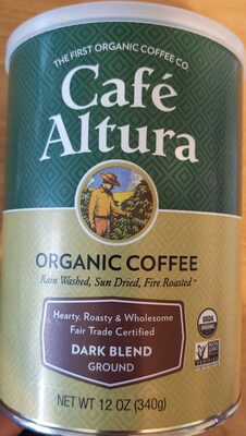 Organic Fair Trade Dark Blend Coffee