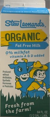 Organic Fat Free Milk