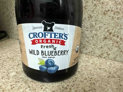Organic Fresh Wild Blueberry Fruit Spread
