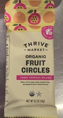 Organic Fruit Circles - Tangy Tropical Splash