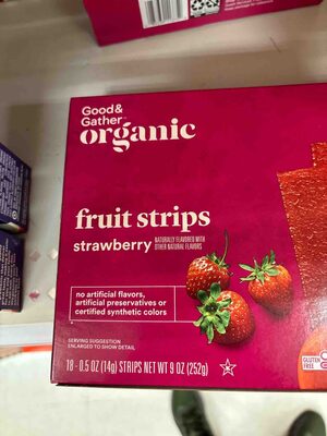 Organic Fruit Strips Strawberry