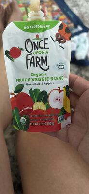 Organic Fruit & Veggie Blend Green Kale & Apples