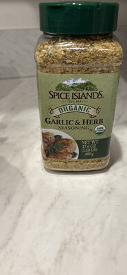 Organic garlic & herb seasonig