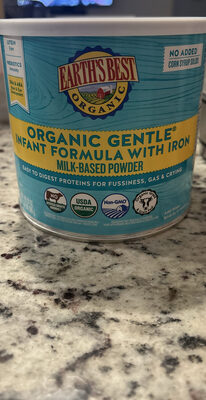 Organic Gentle Infant Formula with Iron