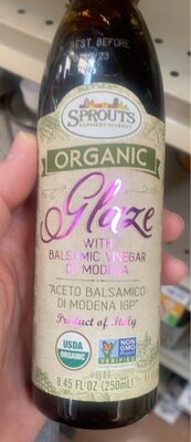 Organic Glaze With Balsamic Vinegar Of Modena "Aceto Balsamico Di Modena IGP"