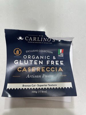 Organic Gluten Free Corn & Rice Pasta