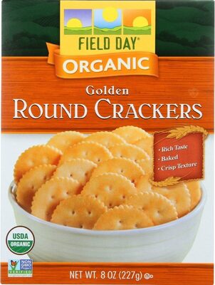 Organic Golden Round Crackers