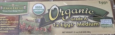 Organic Grade A Eggs
