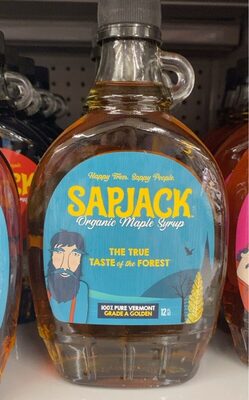 Organic Grade A Golden Maple Syrup