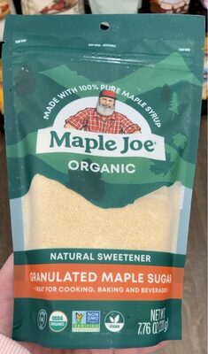 Organic Granulated Maple Sugar