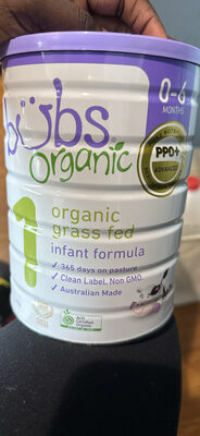 Organic Grass Fed Infant Formula
