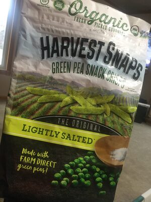 Organic Green Pea Snack Crisps - Lightly Salted