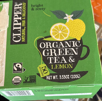 Organic Green Tea & Lemon