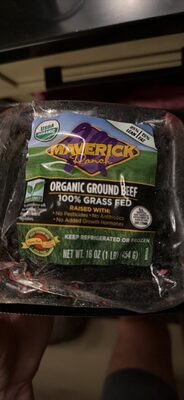 Organic Ground Beef 100% Grass Fed