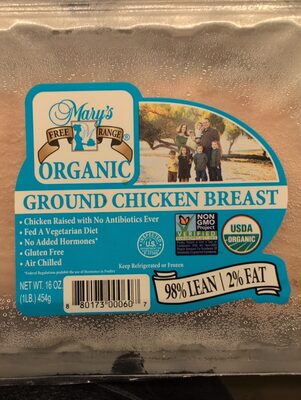 Organic Ground Chicken Breast