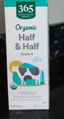 Organic Half and Half
