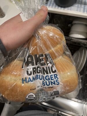 Organic hamburger buns