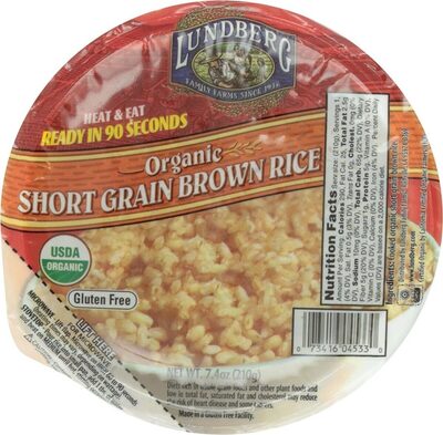 Organic Heat & Eat Short Grain Brown Rice