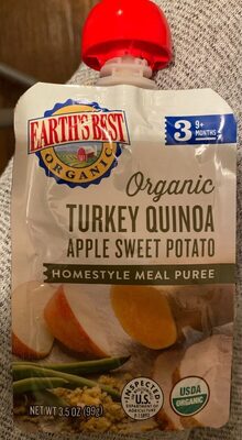 Organic homestyle meal puree