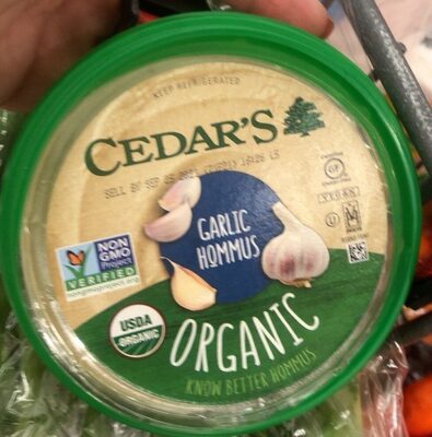 Organic Hommus Garlic Lovers