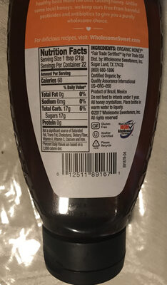 Organic Honey 2yrs prod