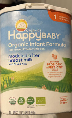 Organic Infant Formula