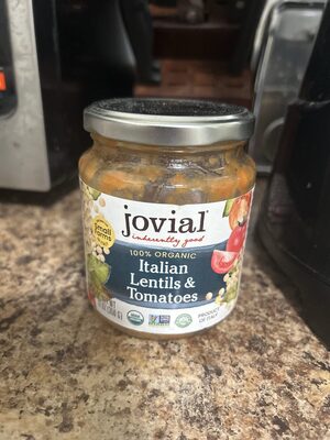 Organic Italian Lentils and Tomatoes by Jovial