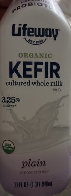 Organic Kefir Cultured Whole Milk