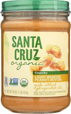 Organic Lightly Roasted Crunchy Peanut Butter