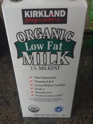 Organic Low Fat Milk