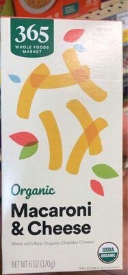 Organic Macaroni and Cheese