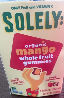 Organic Mango Whole Fruit Gummies