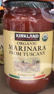 Organic marinara feom Tuscany
