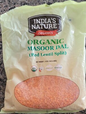 Organic Masoor Dal (Red Lentil Split)