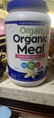 Organic Meal Complete Nutrition Nutrition Shake Powder