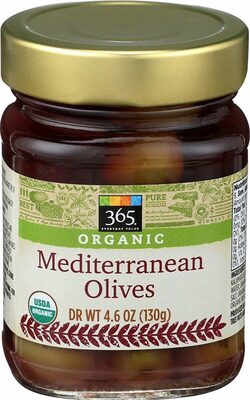 Organic mediterranean olives