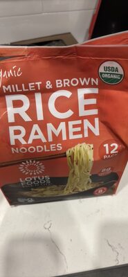 Organic Millet & Brown Rice Ramen Noodles