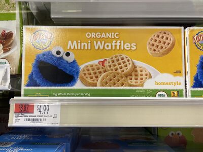 Organic mini waffles