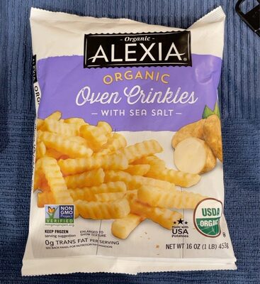 Organic oven crinkles with sea salt