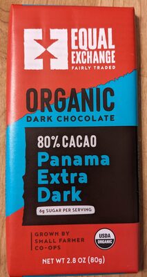 Organic Panama Extra Dark Chocolate Bar