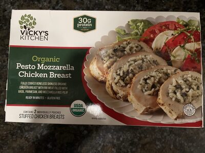 Organic Pesto Mozzarella Chicken Breast