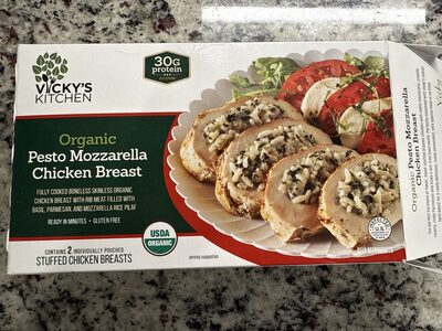 Organic Pesto Mozzarella Chicken Breast