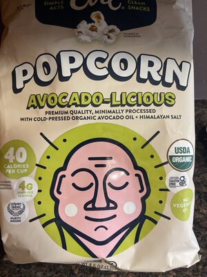 Organic Popcorn, Avocado-licious