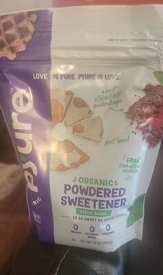 Organic Powdered Sweetener Blend