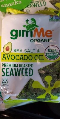 Organic Premium Roasted Seaweed - Sea Salt & Avocado Oil