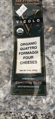 Organic Quattro Formaggi Four Cheeses